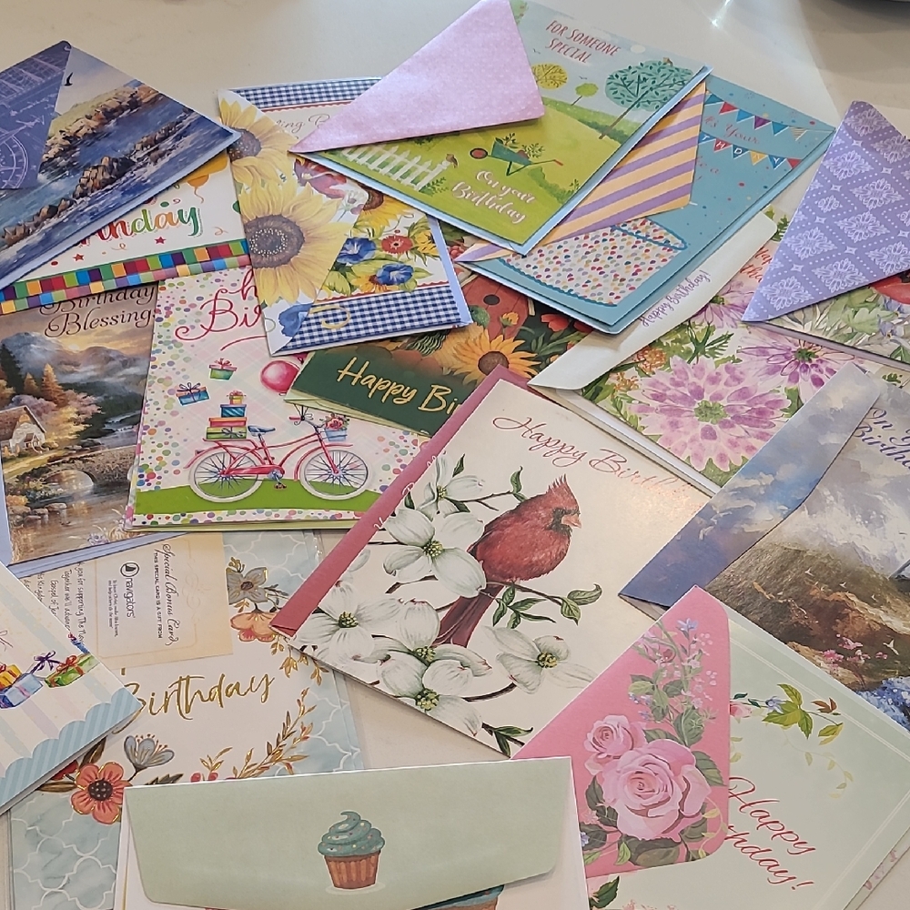 Assorted Birthday Cards Set
